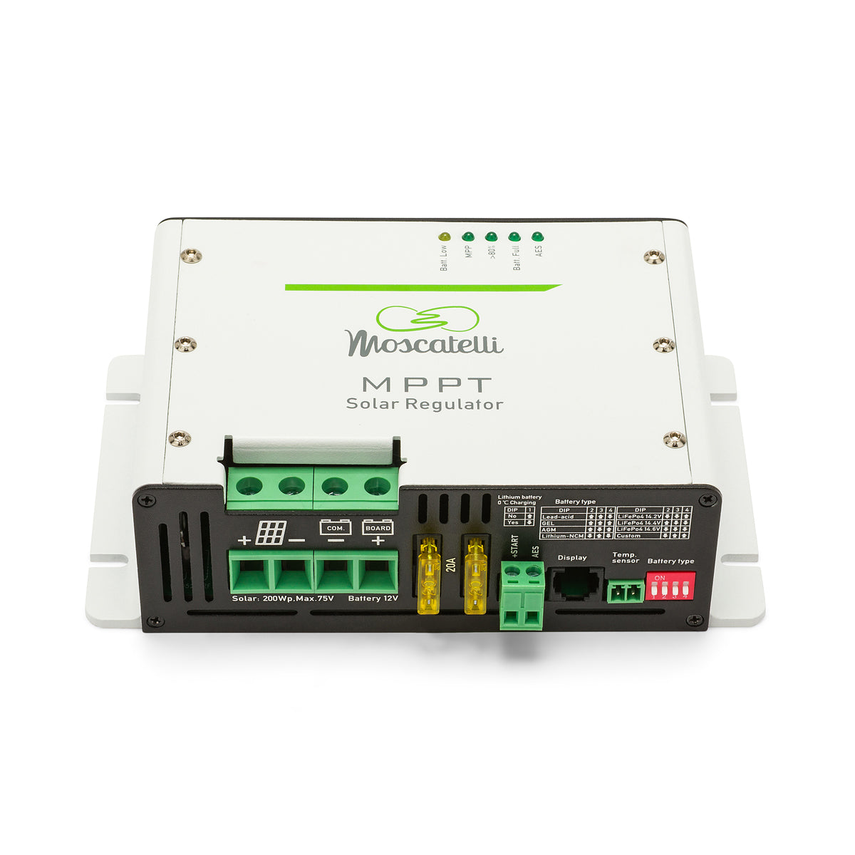 Moscatelli High Voltage MPPT Regulator with CanBus - 15A