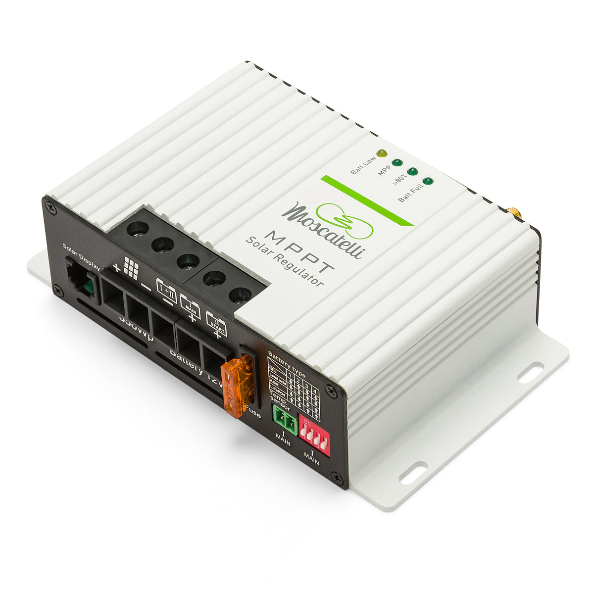 25 A DUO MPPT Solar Controller – External Fuse – Integrated Bluetooth – White