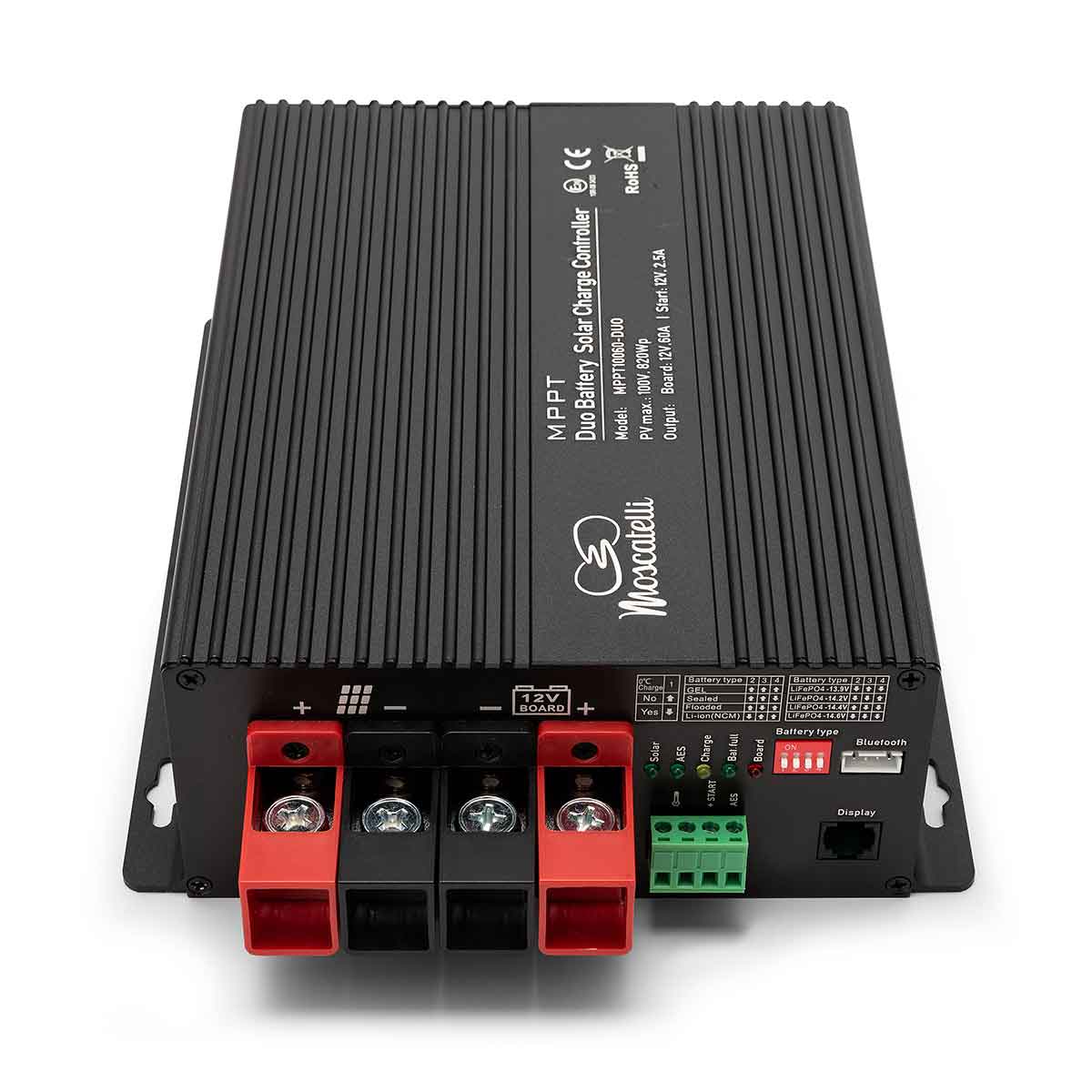 Regolatore MPPT 60 A DUO – fusibile esterno – RE602