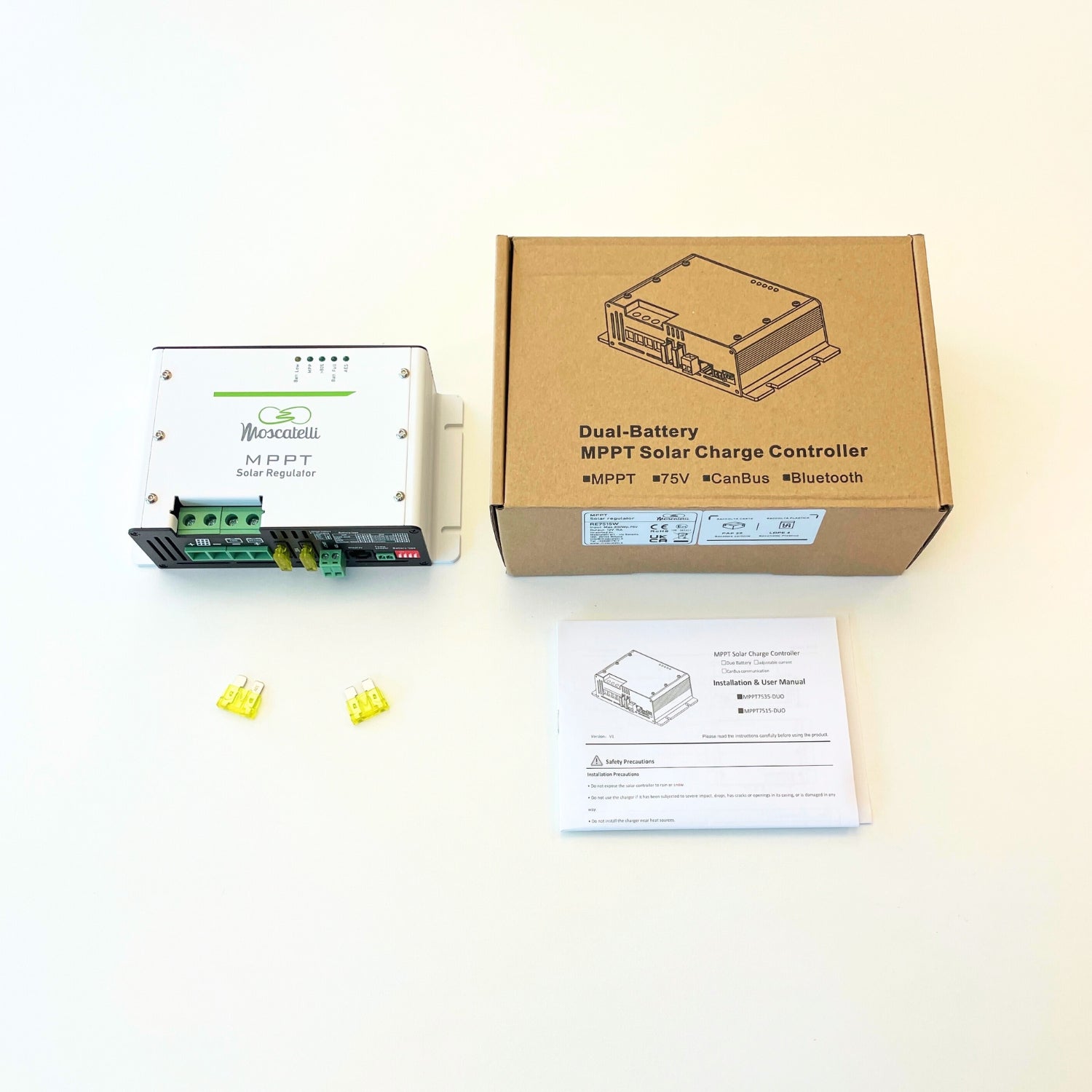 Regolatore MPPT Moscatelli Alta Tensione con CanBus - 15A