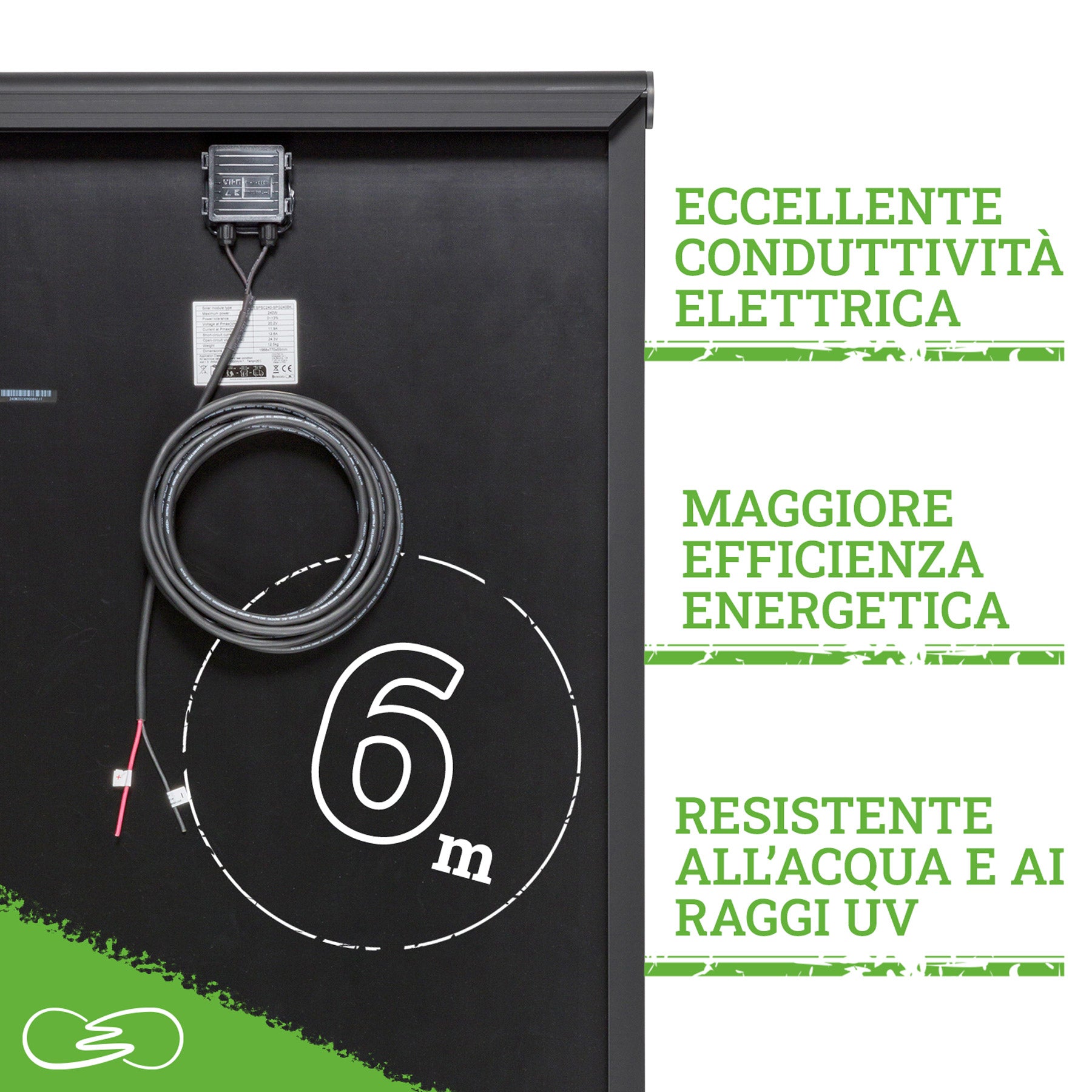 PANNELLO SOLARE CAMPER 240W BLACK BOOST