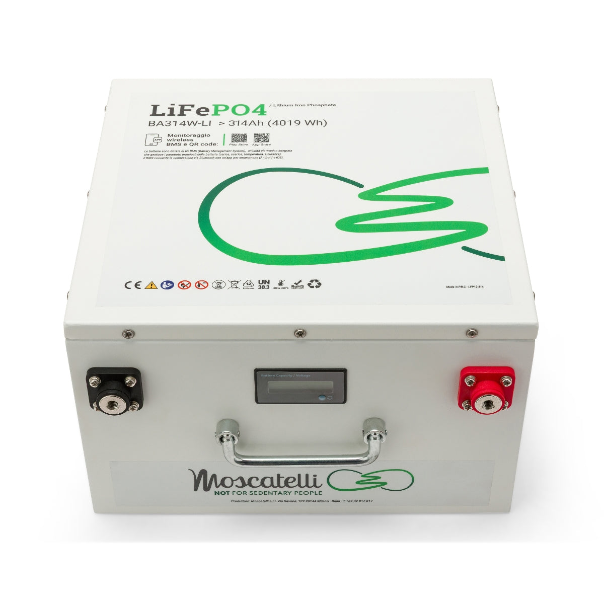 Batteria Litio Moscatelli 314Ah Underseat