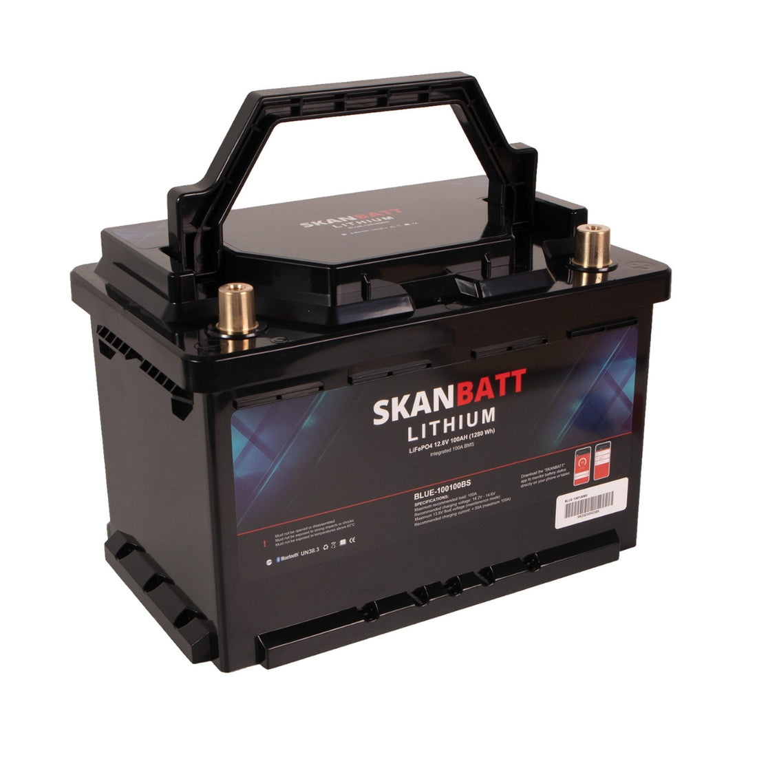 SKANBATT Lithium 12V 100AH - L3