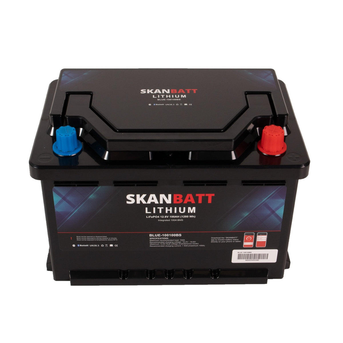SKANBATT Lithium 12V 100AH - L3