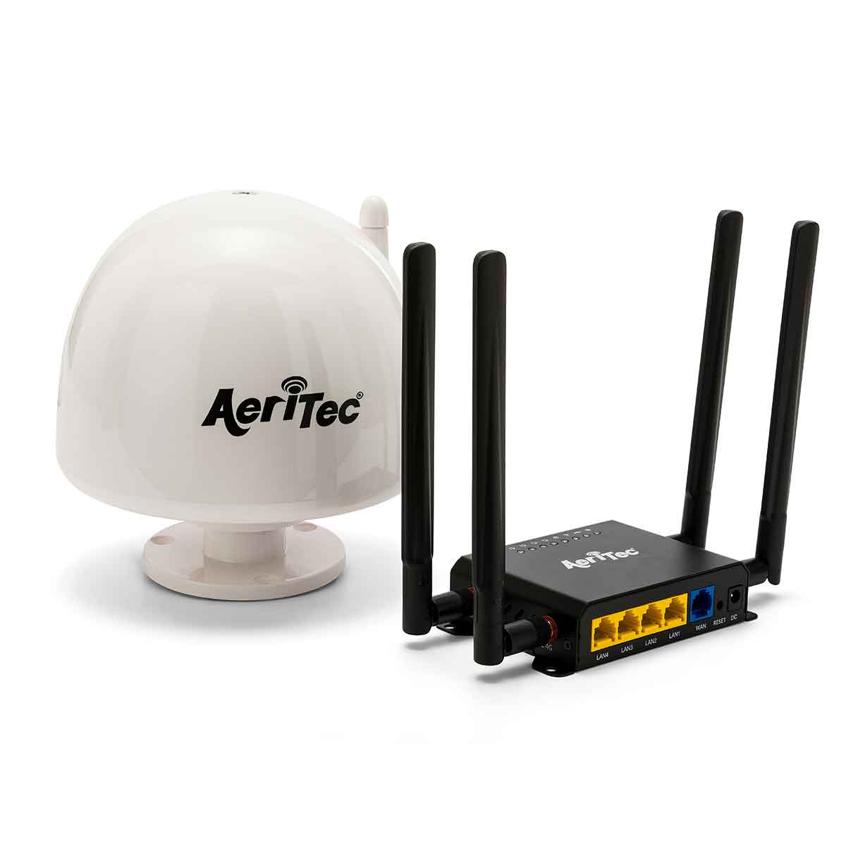 Aeritec Router 4G LTE con Antenna Esterna Combi Internet+TV