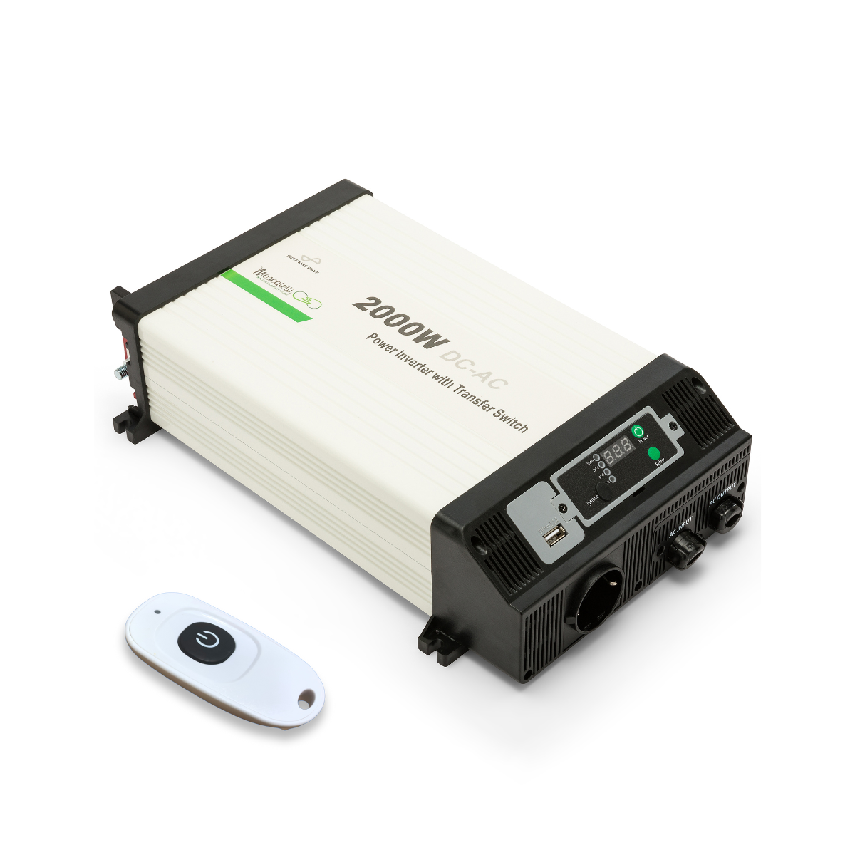 Inverter 2000W a onda pura con bypass