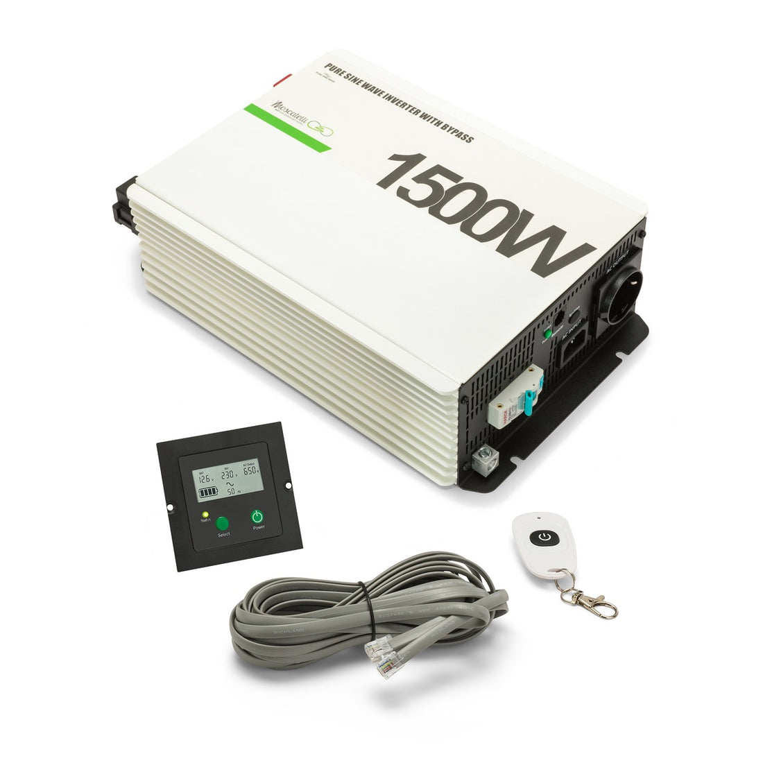 Nuovo Inverter 1500W a onda pura con bypass e RCD