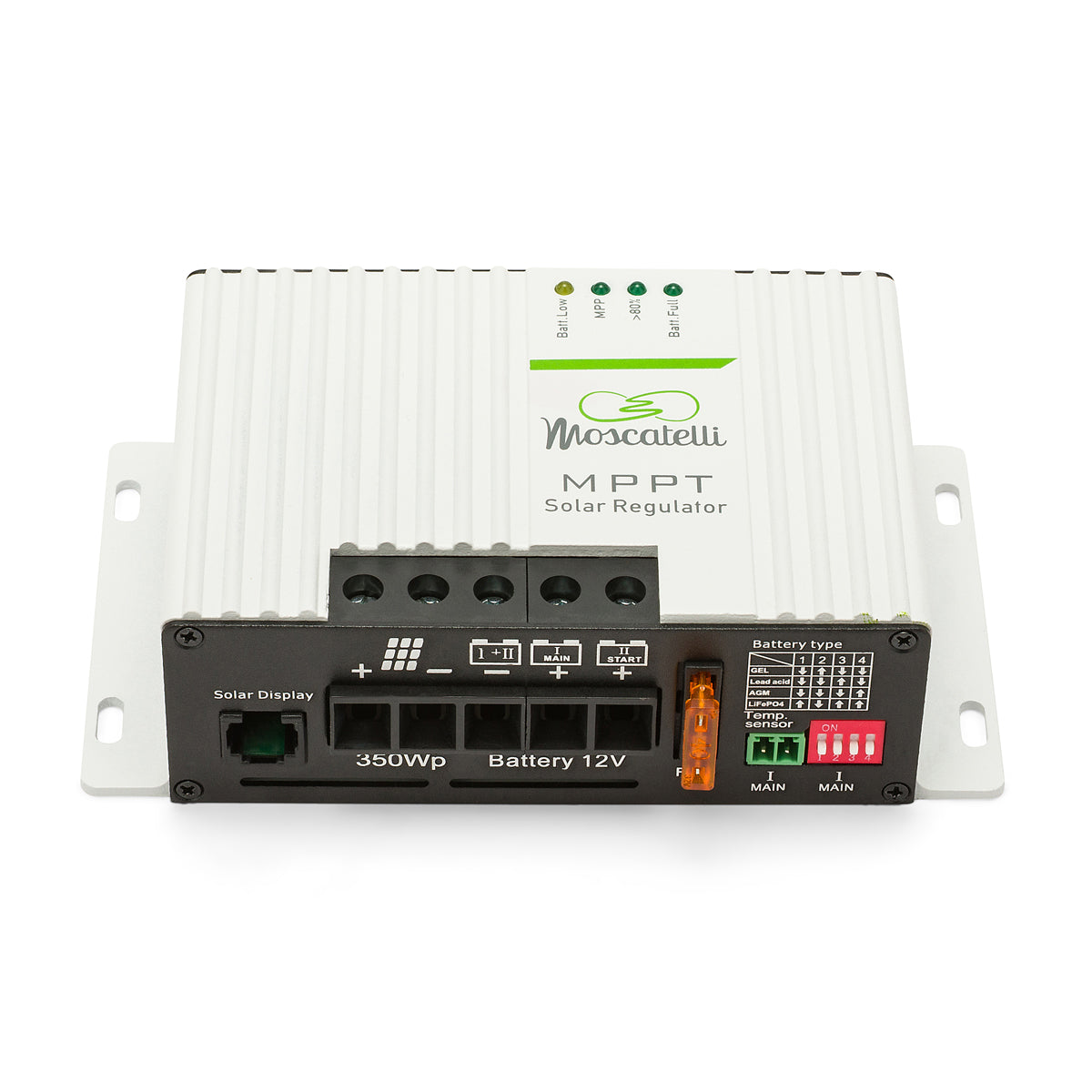 25 A DUO MPPT Solar Controller – External Fuse – Integrated Bluetooth – White