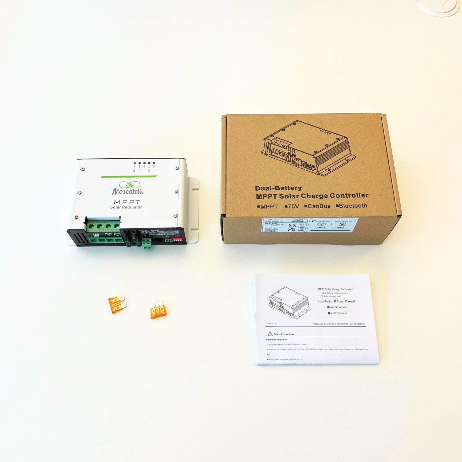 Regolatore MPPT Moscatelli Alta Tensione con CanBus - 35A