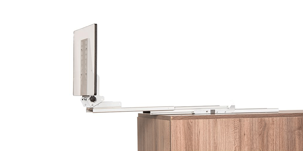 Meuble TV aluminium coulissant avant Caratec flex – CFA100H